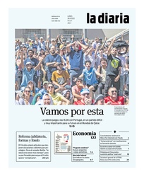 Tapa de la diaria del lunes 28 de noviembre de 2022