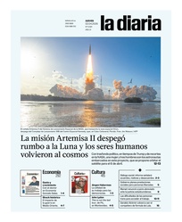 Tapa de la diaria del jueves 2 de abril de 2026