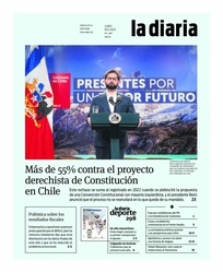 Tapa de la diaria del lunes 18 de diciembre de 2023