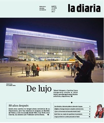 Tapa de la diaria del martes 13 de noviembre de 2018