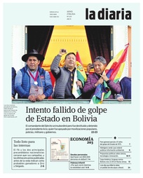 Tapa de la diaria del jueves 27 de junio de 2024