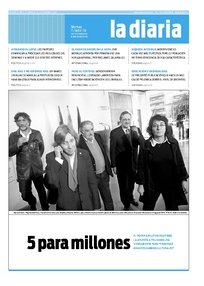 Tapa de la diaria del martes 11 de mayo de 2010