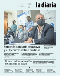 Tapa de la diaria del martes 23 de marzo de 2021