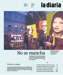 Tapa de la diaria del jueves 26 de julio de 2018