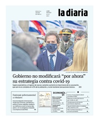 Tapa de la diaria del lunes 19 de julio de 2021