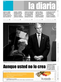 Tapa de la diaria del viernes 1 de junio de 2007