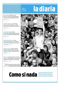 Tapa de la diaria del lunes 30 de mayo de 2011