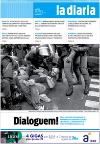 Tapa de la diaria del lunes 2 de octubre de 2017