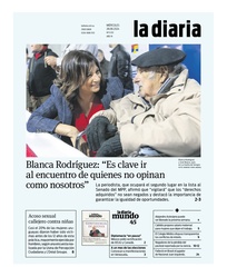 Tapa de la diaria del miércoles 28 de agosto de 2024