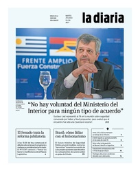 Tapa de la diaria del martes 27 de diciembre de 2022