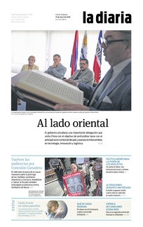 Tapa de la diaria del sábado 31 de enero de 2026