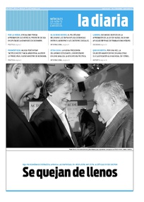 Tapa de la diaria del miércoles 20 de noviembre de 2013