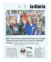 Tapa de la diaria del viernes 10 de octubre de 2025