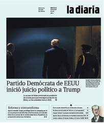 Tapa de la diaria del miércoles 25 de septiembre de 2019