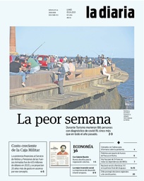 Tapa de la diaria del lunes 5 de abril de 2021