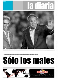 Tapa de la diaria del viernes 30 de marzo de 2007