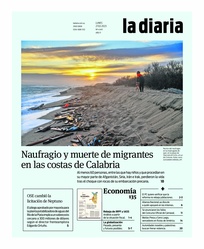 Tapa de la diaria del lunes 27 de febrero de 2023