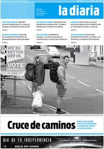 Tapa de la diaria del jueves 23 de junio de 2016