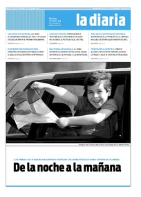 Tapa de la diaria del martes 27 de octubre de 2009