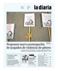 Tapa de la diaria del jueves 24 de junio de 2021