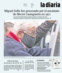 Tapa de la diaria del lunes 13 de julio de 2020