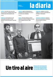 Tapa de la diaria del martes 7 de noviembre de 2017