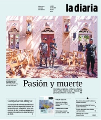 Tapa de la diaria del lunes 22 de abril de 2019