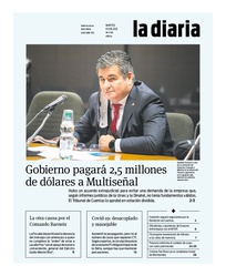 Tapa de la diaria del martes 7 de septiembre de 2021