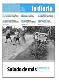 Tapa de la diaria del lunes 20 de enero de 2014