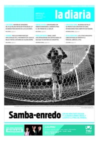 Tapa de la diaria del miércoles 9 de julio de 2014