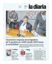 Tapa de la diaria del jueves 30 de abril de 2026