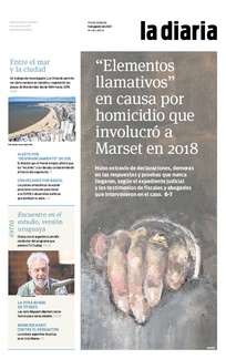Tapa de la diaria del sábado 5 de agosto de 2023