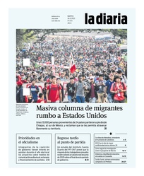 Tapa de la diaria del martes 26 de diciembre de 2023