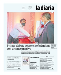 Tapa de la diaria del miércoles 23 de febrero de 2022