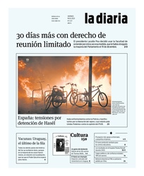 Tapa de la diaria del viernes 19 de febrero de 2021