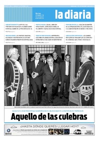 Tapa de la diaria del martes 25 de mayo de 2010