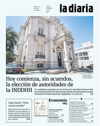Tapa de la diaria del lunes 1 de agosto de 2022