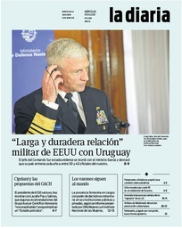 Tapa de la diaria del miércoles 7 de abril de 2021