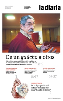 Tapa de la diaria del sábado 27 de abril de 2019