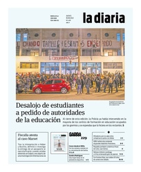 Tapa de la diaria del jueves 18 de agosto de 2022
