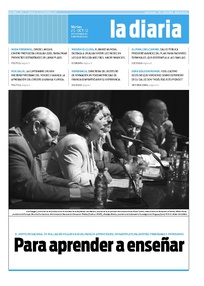 Tapa de la diaria del martes 23 de octubre de 2012