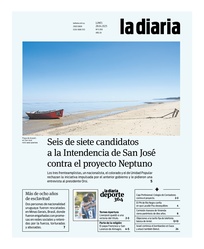 Tapa de la diaria del lunes 28 de abril de 2025