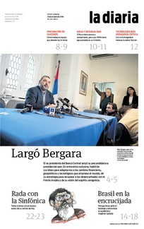 Tapa de la diaria del sábado 13 de octubre de 2018