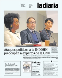 Tapa de la diaria del viernes 15 de julio de 2022