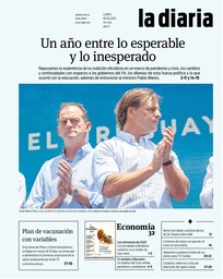 Tapa de la diaria del lunes 1 de marzo de 2021