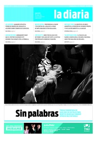 Tapa de la diaria del jueves 17 de julio de 2014