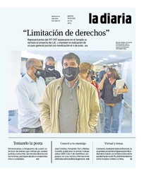 Tapa de la diaria del martes 19 de mayo de 2020