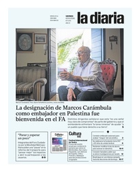 Tapa de la diaria del viernes 2 de octubre de 2026