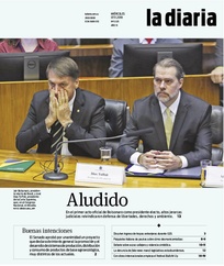 Tapa de la diaria del miércoles 7 de noviembre de 2018