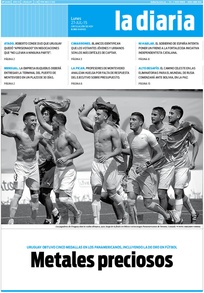 Tapa de la diaria del lunes 27 de julio de 2015